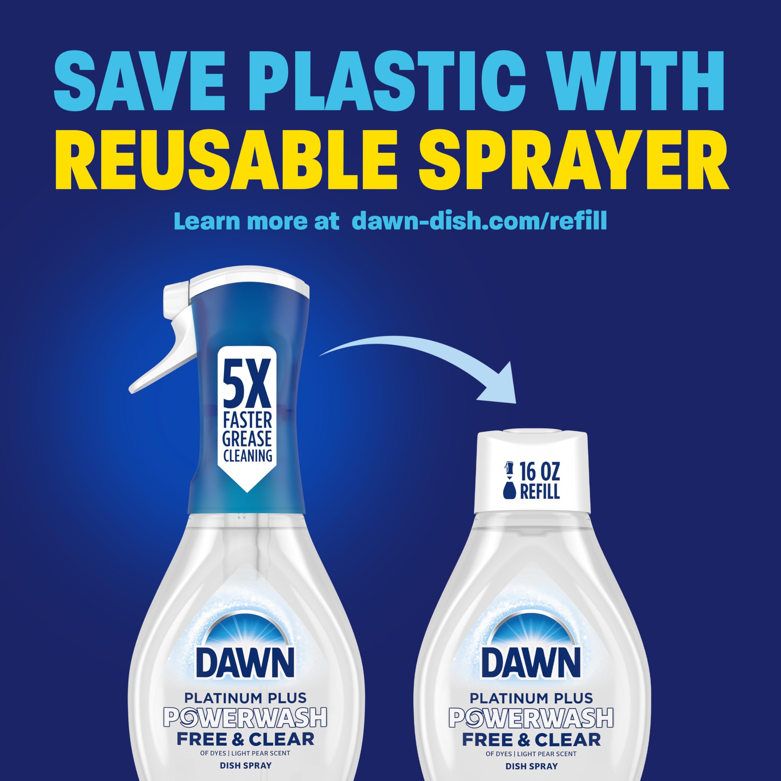 Dawn Free & Clear Powerwash Dish Spray Dish Soap

