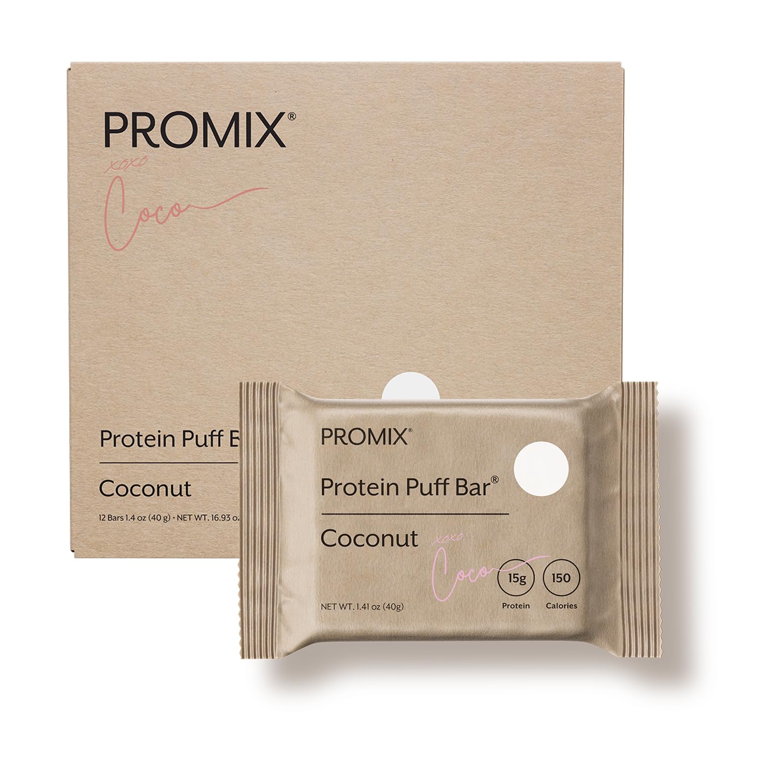 Promix Protein Puff Bars Variety Pack