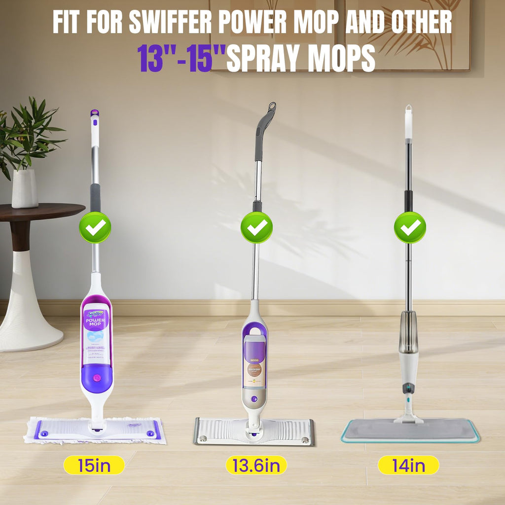 Swiffer Power Mop Refill Pads Microfiber Cleaning

