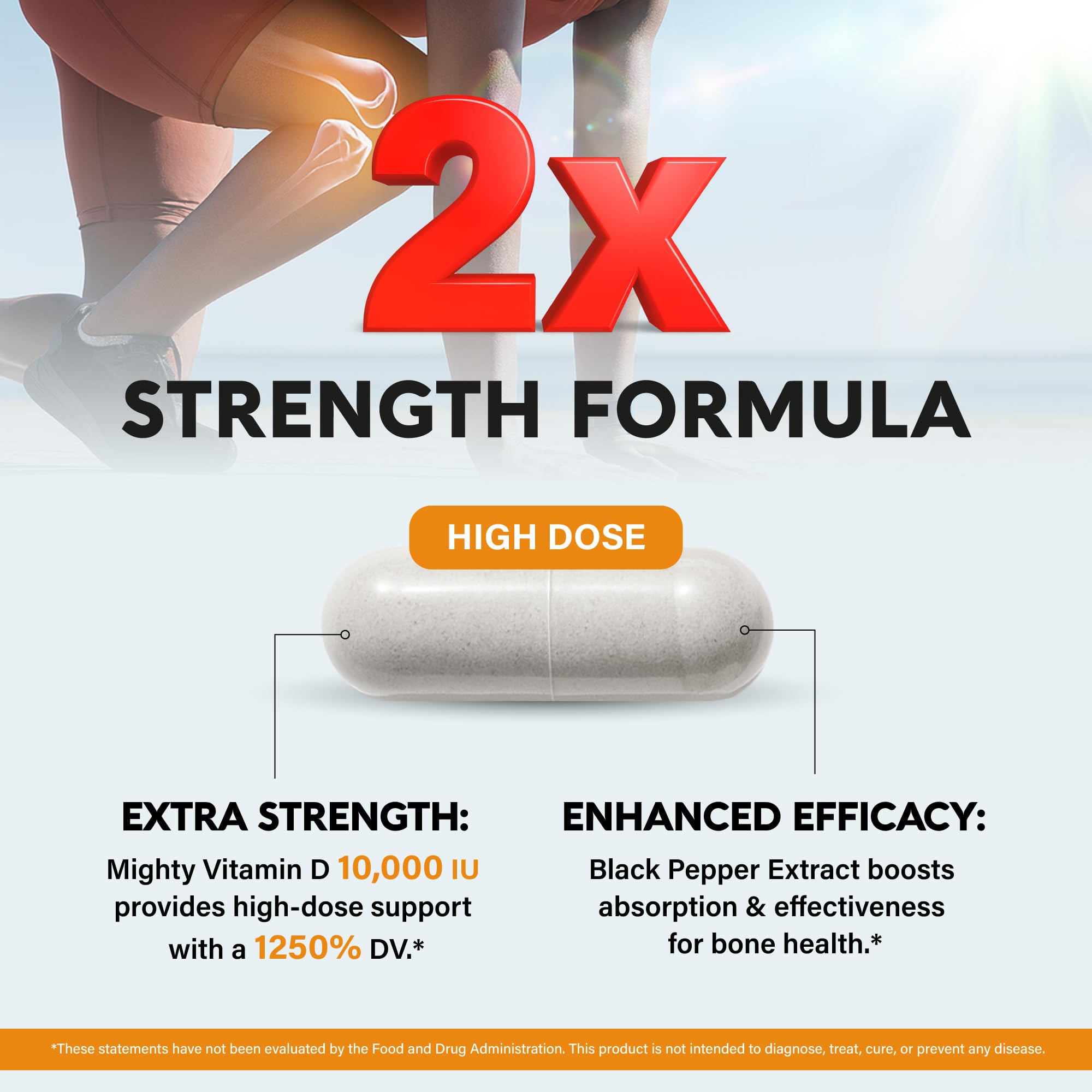 Vitamin D3 K2 Immune & Bone Health Supplement

