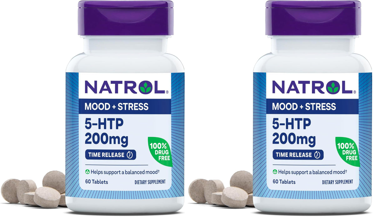 Natrol 5-HTP 200 mg Time Release Mood Support Supplement