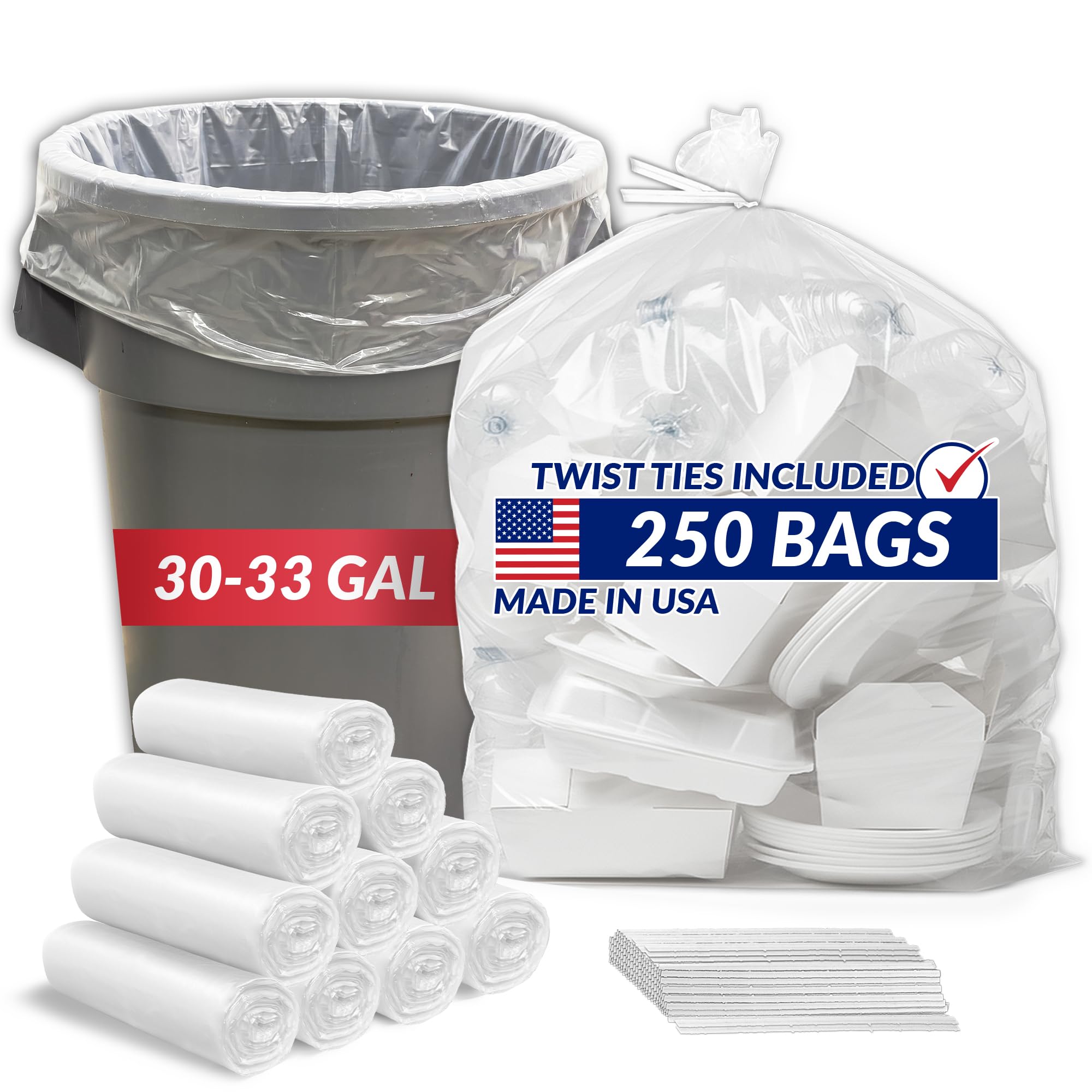 Trash Bags for Waste Cleanup – Durable Bags

