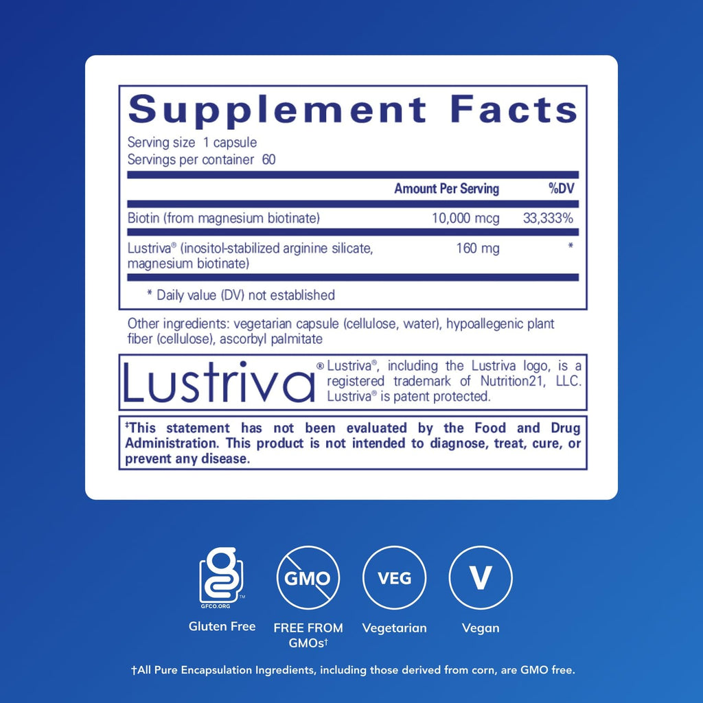 Pure Encapsulations Biotin Complex for Hair & Skin

