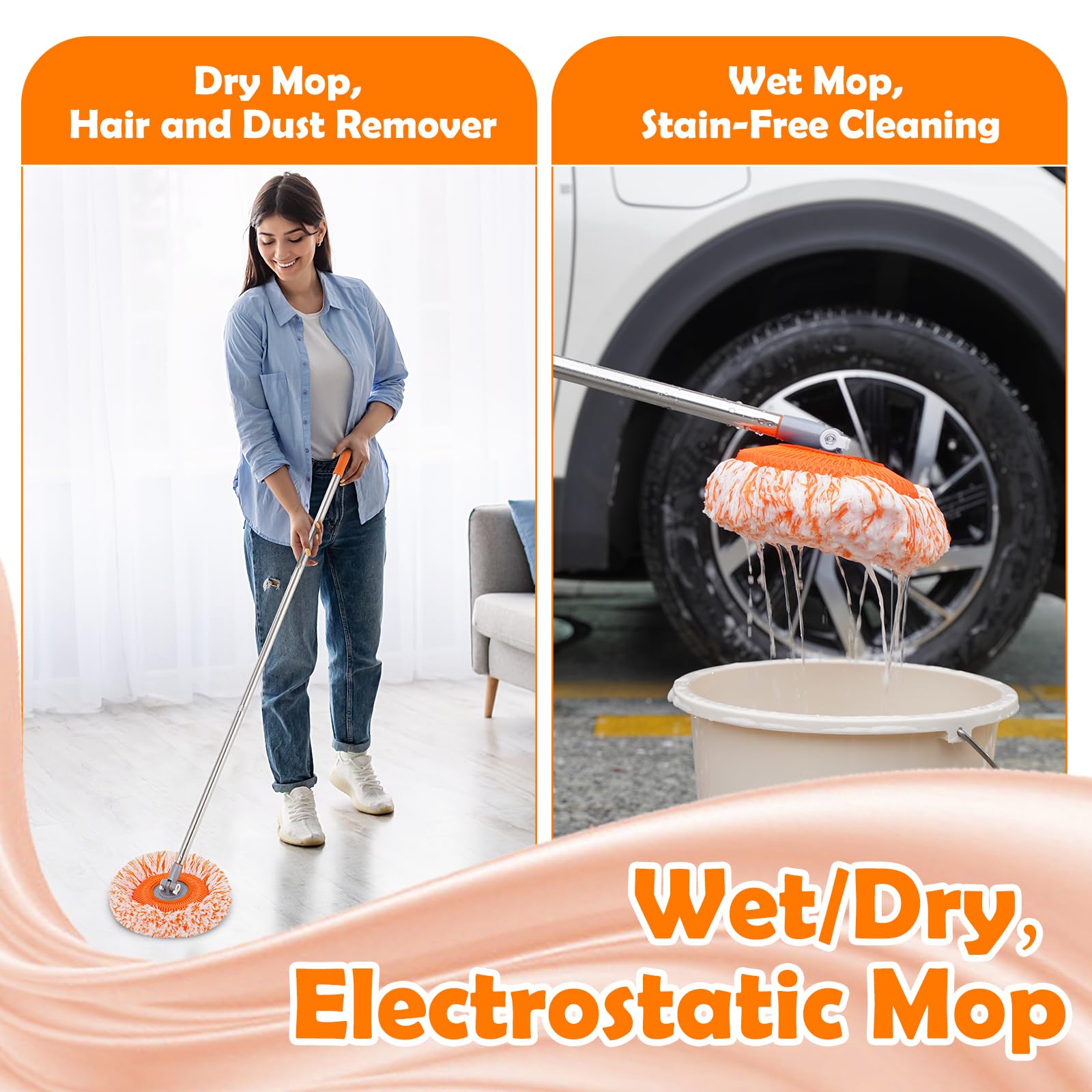 Keyloland Wall Mop - Multi-Purpose Cleaning Tool

