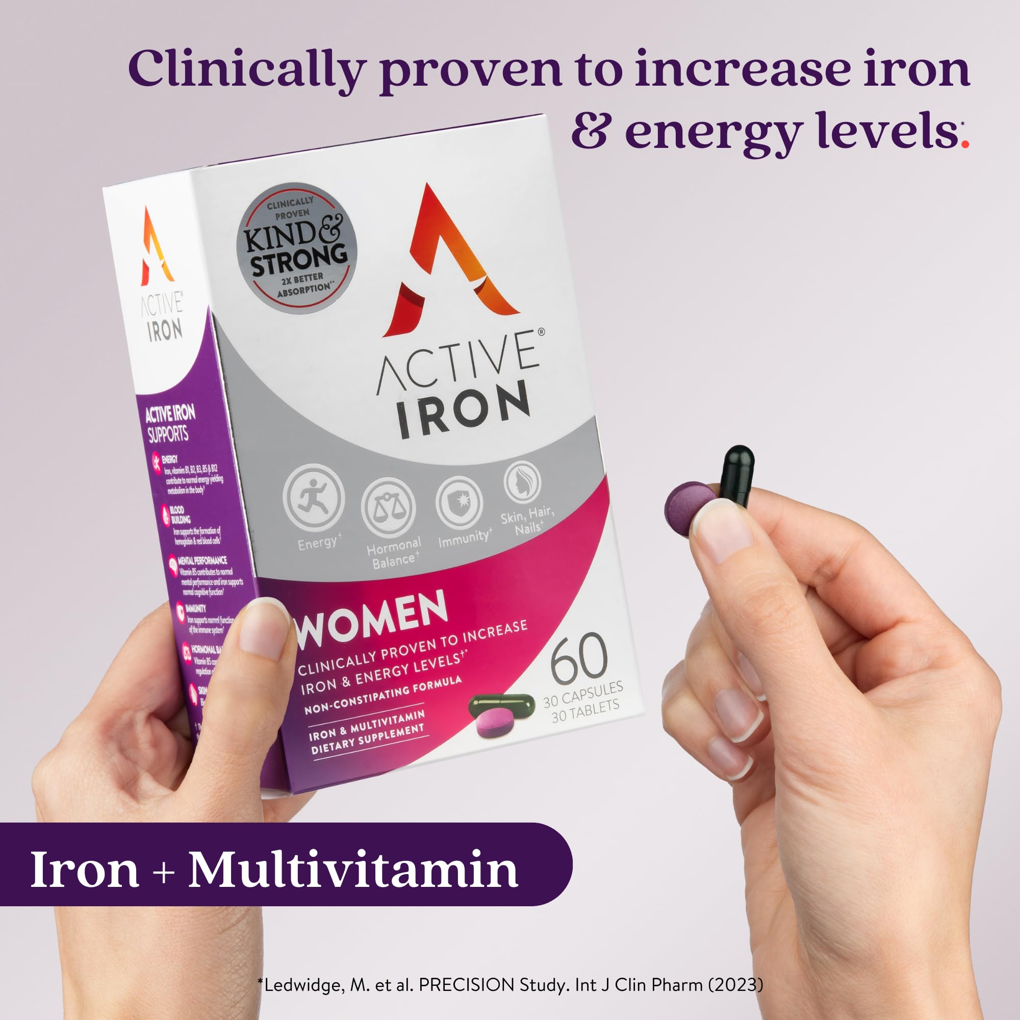 Active Iron + Multivitamin Duo — Gentle, High-Absorption

