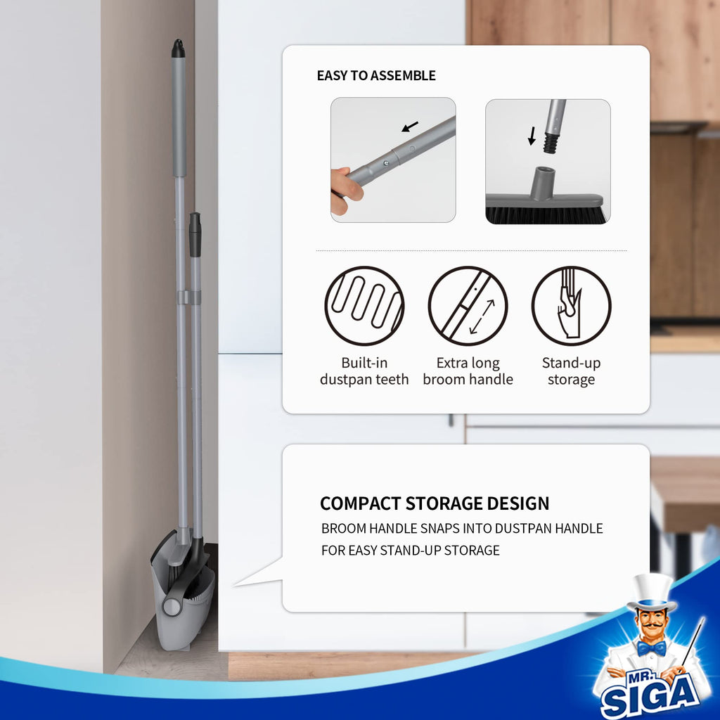Broom and Dustpan Set by MR.SIGA

