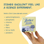 Nellie's Dish Cubes Dishwasher Detergent | Powerful Cleaning

