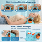 Smedz Neck Massager 4-in-1 with Heat, Vibration, Remote

