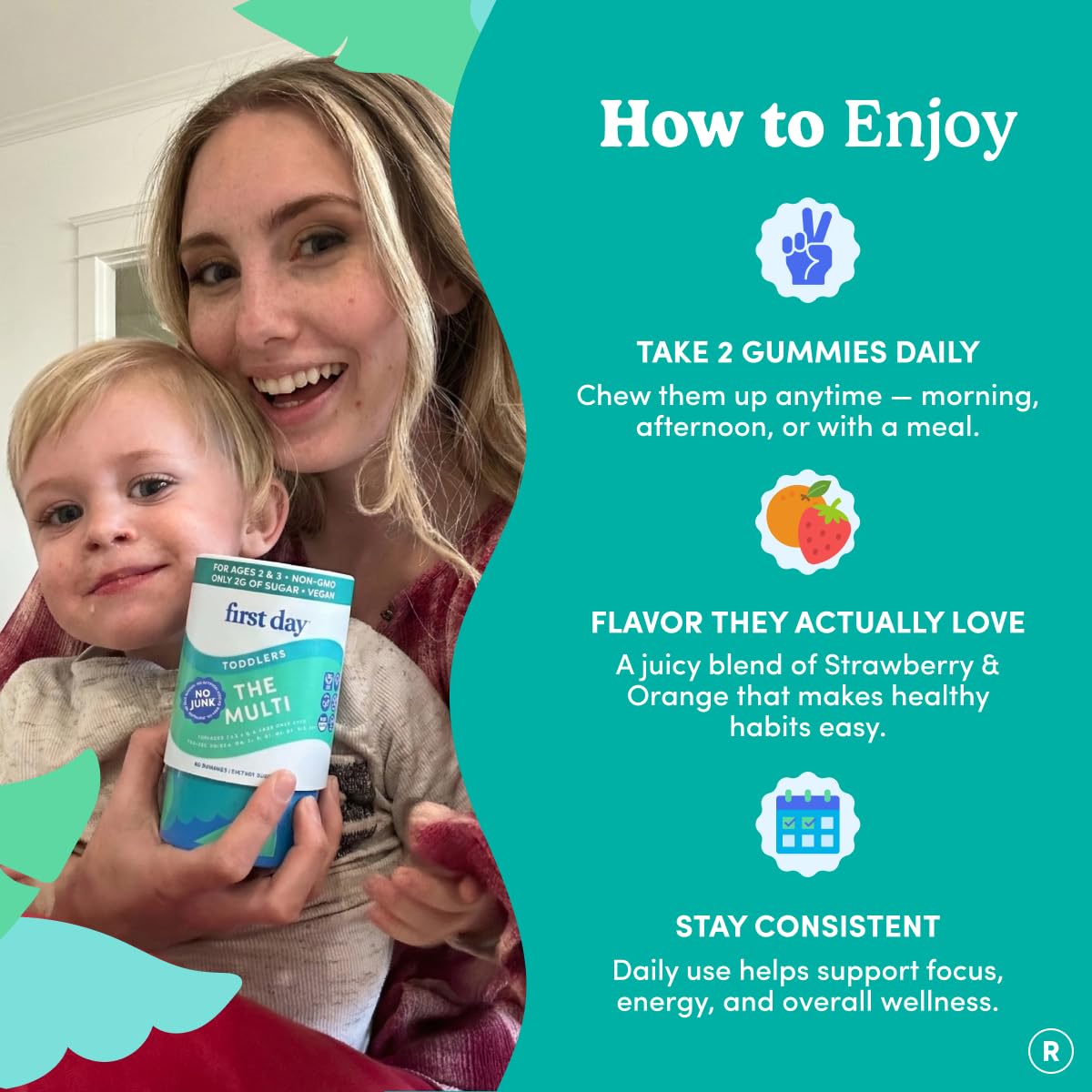 Toddler Multivitamin Gummies with Choline | Clean Label Nutrition

