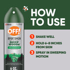 OFF! Deep Woods Sportsmen Insect Repellent Aerosol

