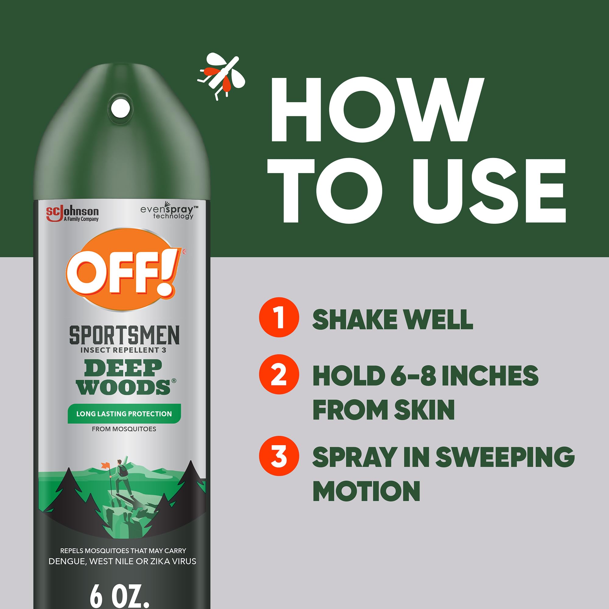 OFF! Deep Woods Sportsmen Insect Repellent Aerosol

