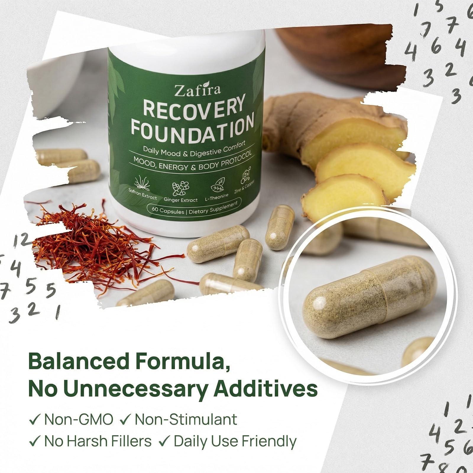 Zafira Recovery Foundation Capsules – Mental Clarity

