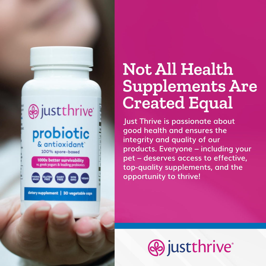 Just Thrive Probiotic & Antioxidant - Spore-Based Support


