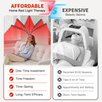 Red Light Therapy Lamp with Stand – Dual 660nm/850nm

