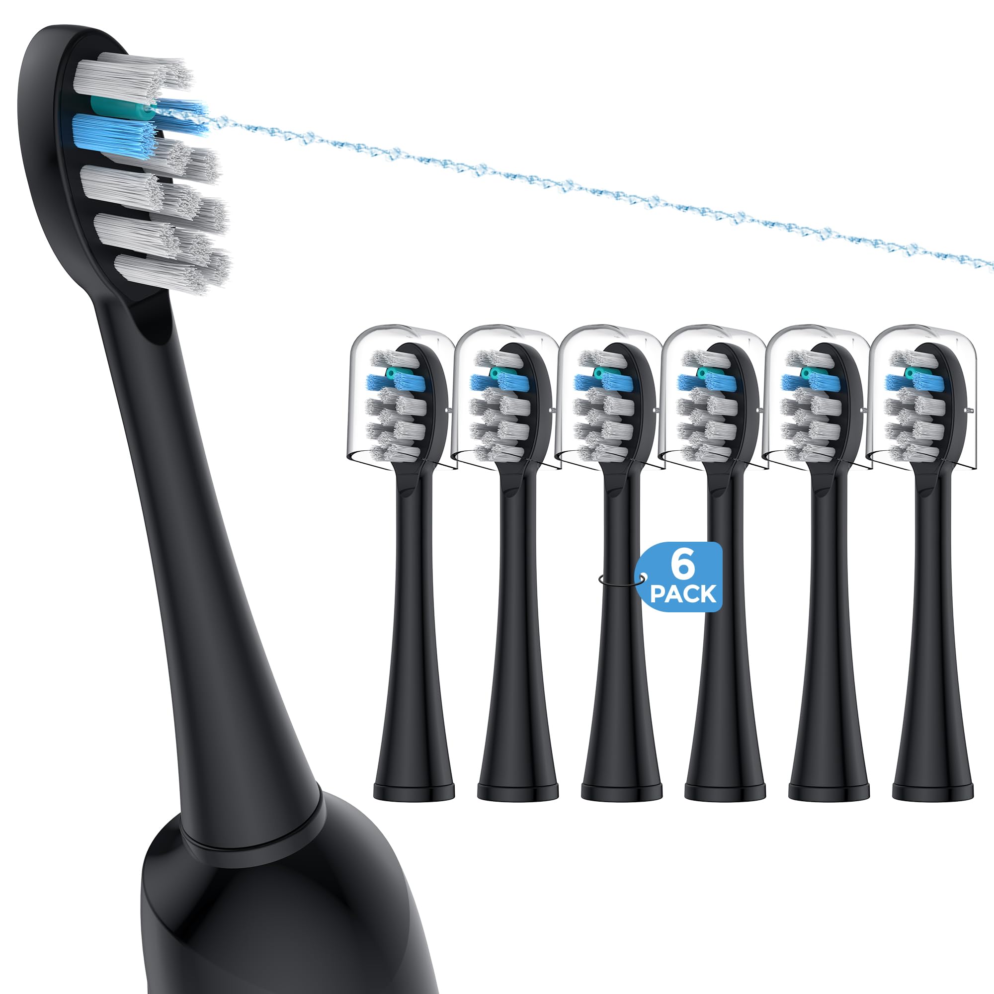 Toothbrush Replacement Heads for Waterpik Sonic Fusion 2.0