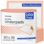 McKesson Disposable Underpads - Heavy Absorbency Incontinence Pads

