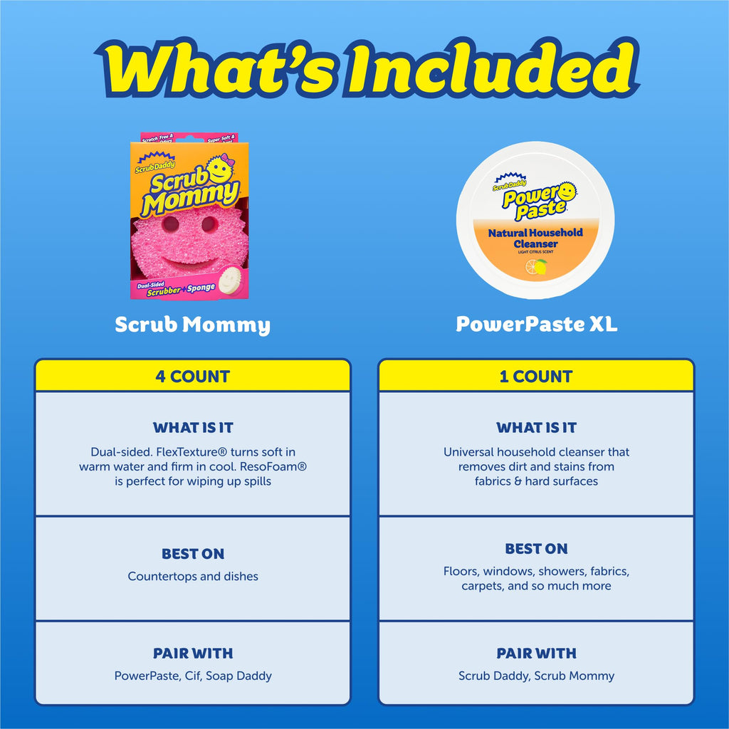 Multi-Surface Sponge & Cleaning Paste Bundle

