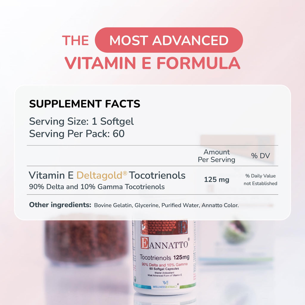 Wellness Extract Annatto Tocotrienols Vitamin E Supplement

