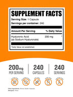 Hyaluronic Acid Capsules by BulkSupplements

