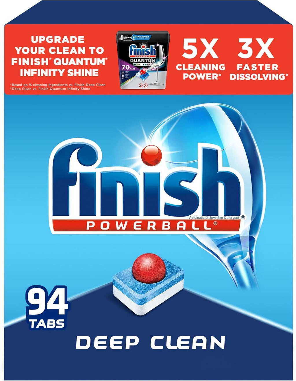 Finish Powerball Dishwasher Detergent Tabs | All-in-One

