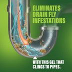 Green Gobbler Fruit Fly Killer+ Gel for Drains | Kills Flies

