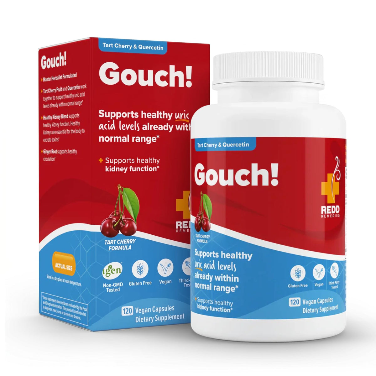 Redd Remedies Gouch Uric Acid & Joint Support Supplement