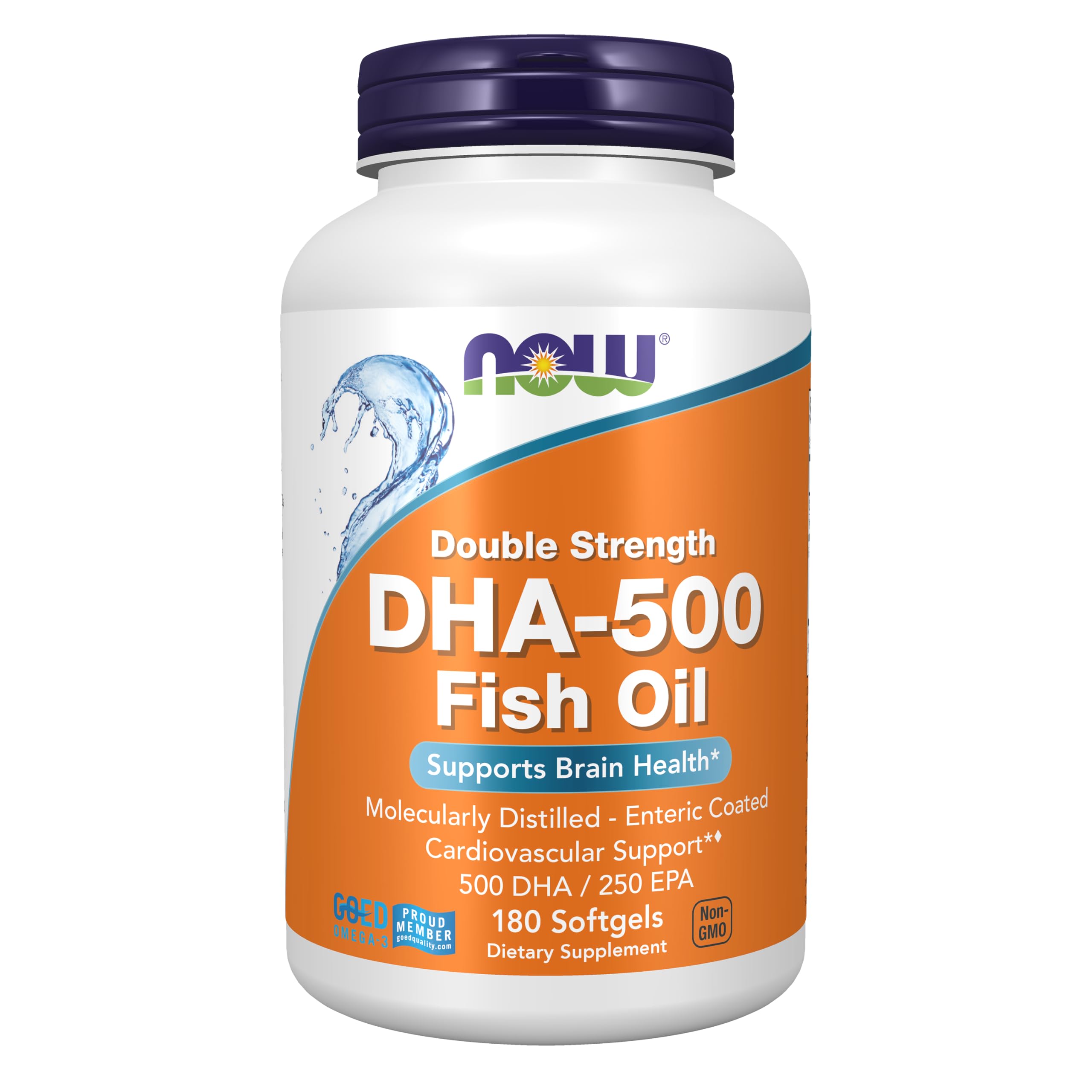 NOW Foods DHA-500 with 250 EPA Softgels – Brain Health

