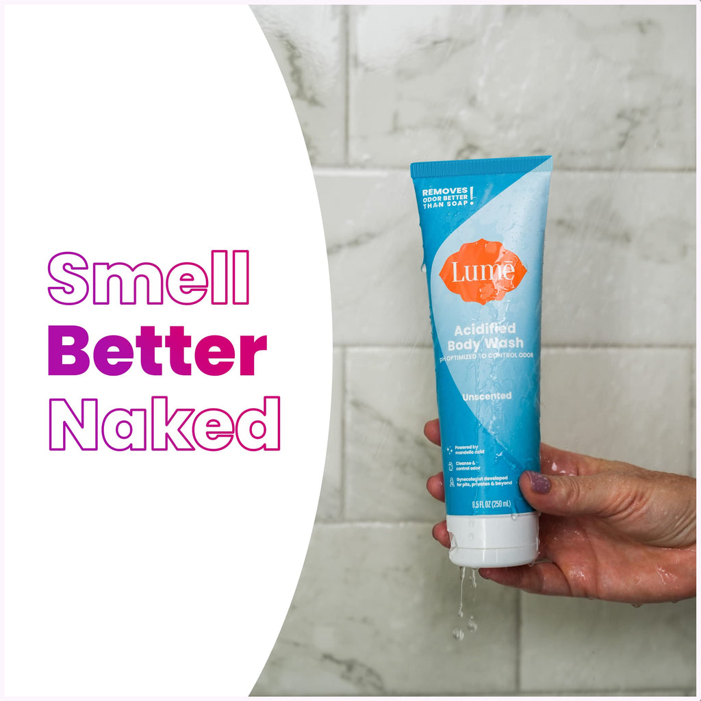 Lume Acidified Body Wash for Odor Control

