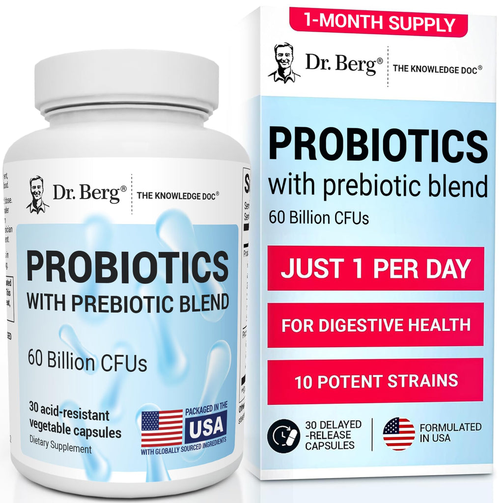 Dr. Berg Probiotic Supplement for Digestive Health

