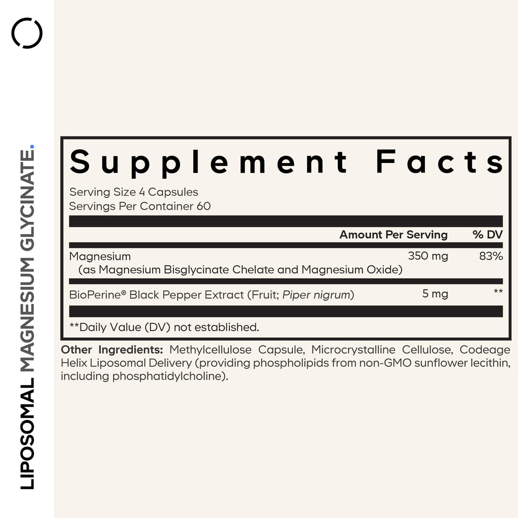 Codeage Liposomal Magnesium Glycinate with BioPerine

