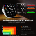 Automatic Home Blood Pressure Monitor with Adjustable Cuffs


