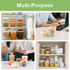 Dipoo Deli Containers with Lids – BPA-Free Leak-Proof Storage

