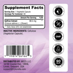 KORELLA Saffron Supplement 88.5 mg | Pure Saffron Extract

