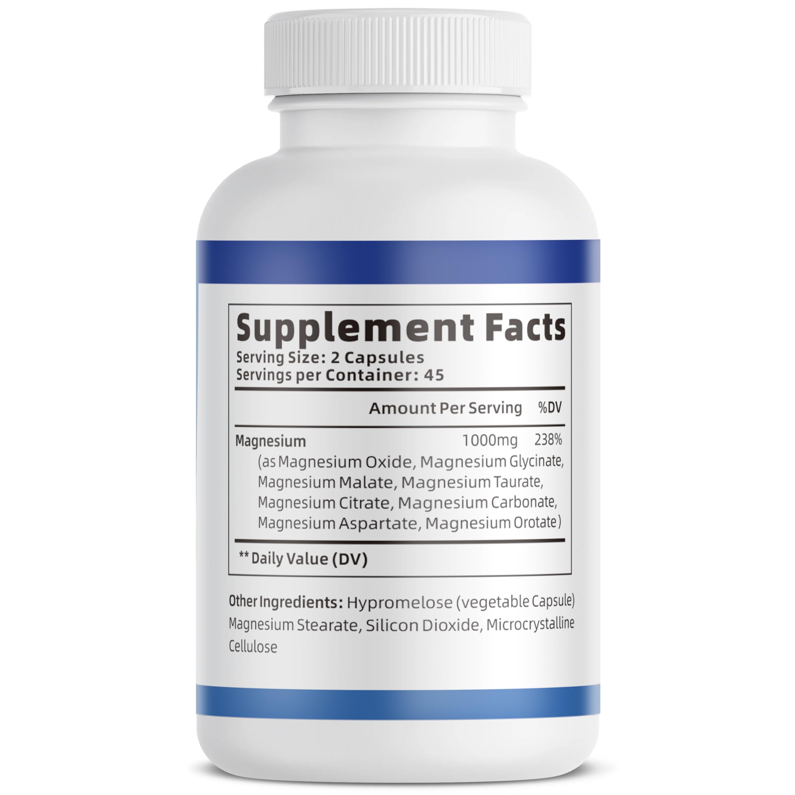 Magnesium Complex 1000mg - 8 Forms | Vegan

