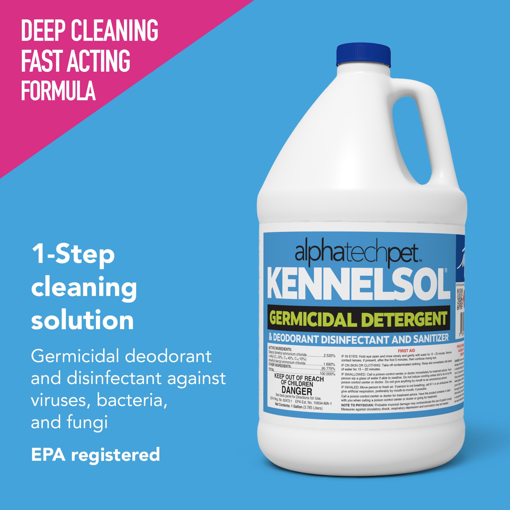 KennelSol Disinfectant Cleaner for Clinics | EPA Registered

