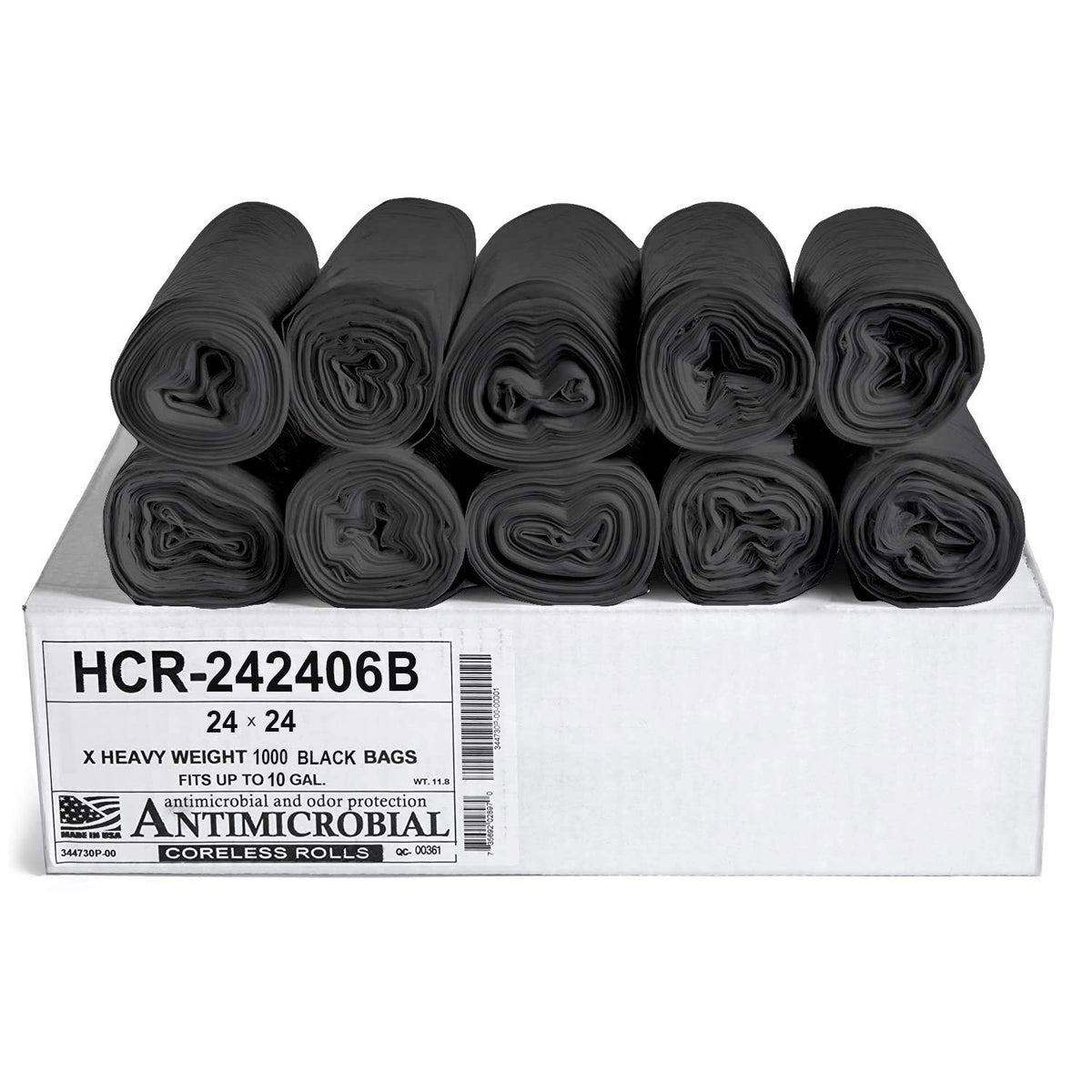Aluf Plastics High Density Trash Bags - Heavy-Duty
