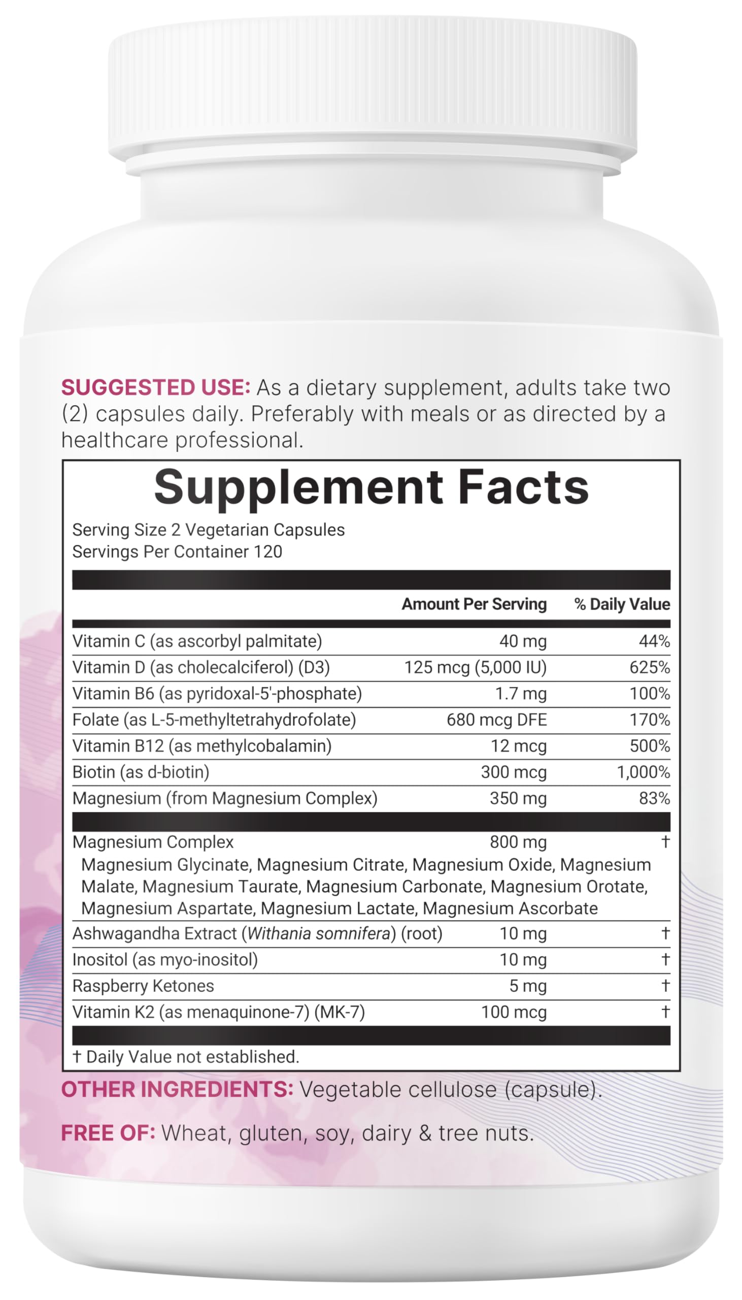 Magnesium Complex for Women | Non-GMO Filler-Free

