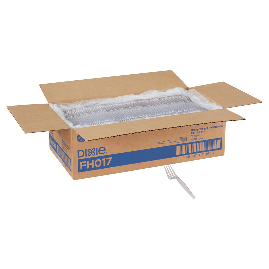 Dixie Heavy-Weight Polystyrene Forks by GP PRO


