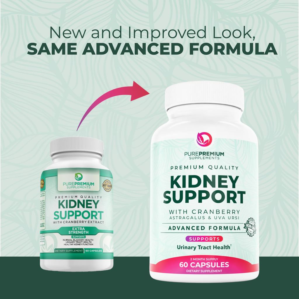 PurePremium Kidney Support - Cranberry & Astragalus Detox

