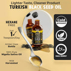 MAJU Black Seed Oil - Cold-Pressed Turkish Nigella Sativa

