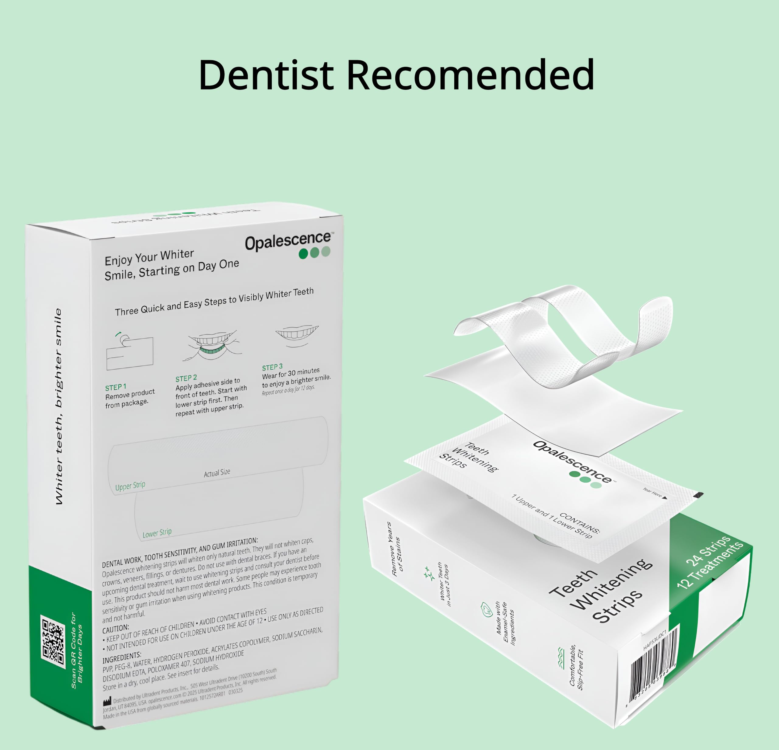 Opalescence Teeth Whitening Strips | Enamel Safe Formula

