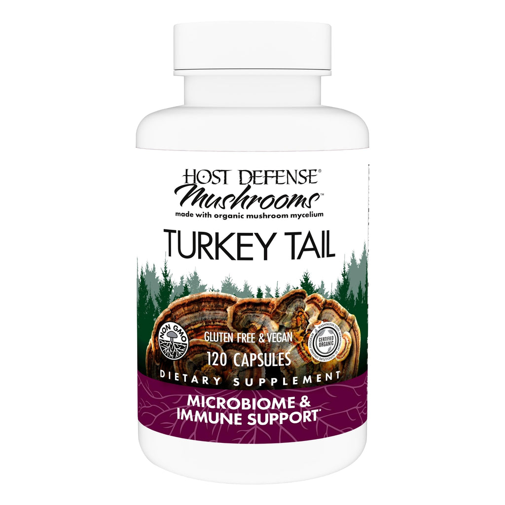 Host Defense Turkey Tail Capsules Digestive Health

