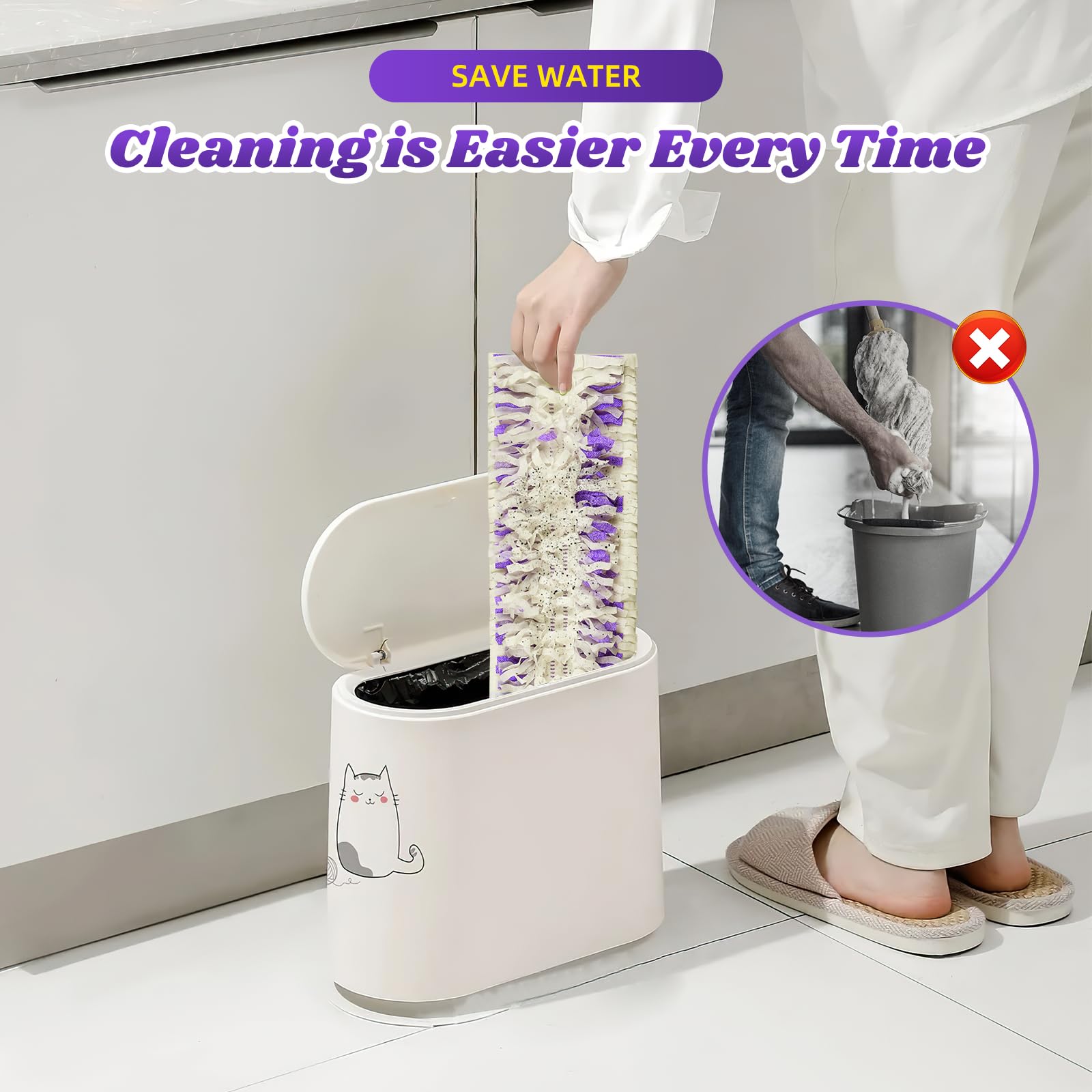 Power Mop Disposable Mop Pads for Multi-Surface Floors

