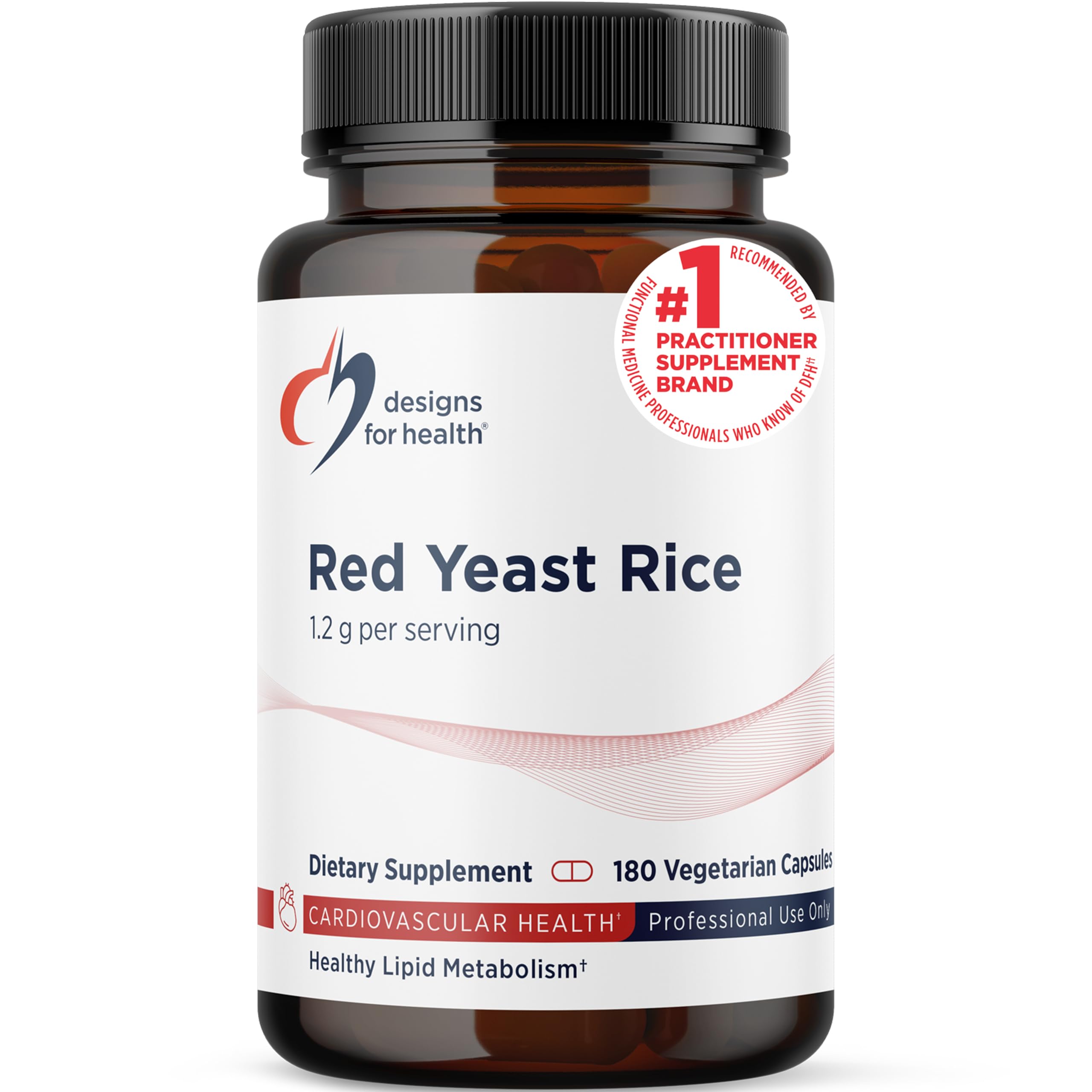 Designs for Health Red Yeast Rice Supplement|Organic Non-GMO

