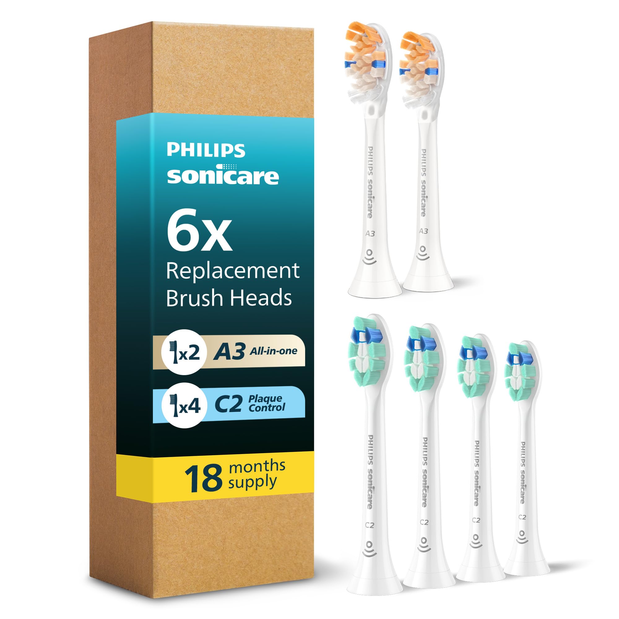 Philips Sonicare Replacement Brush Heads Bundle


