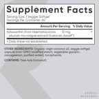 Sports Research Astaxanthin from Algae - Vegan Softgels

