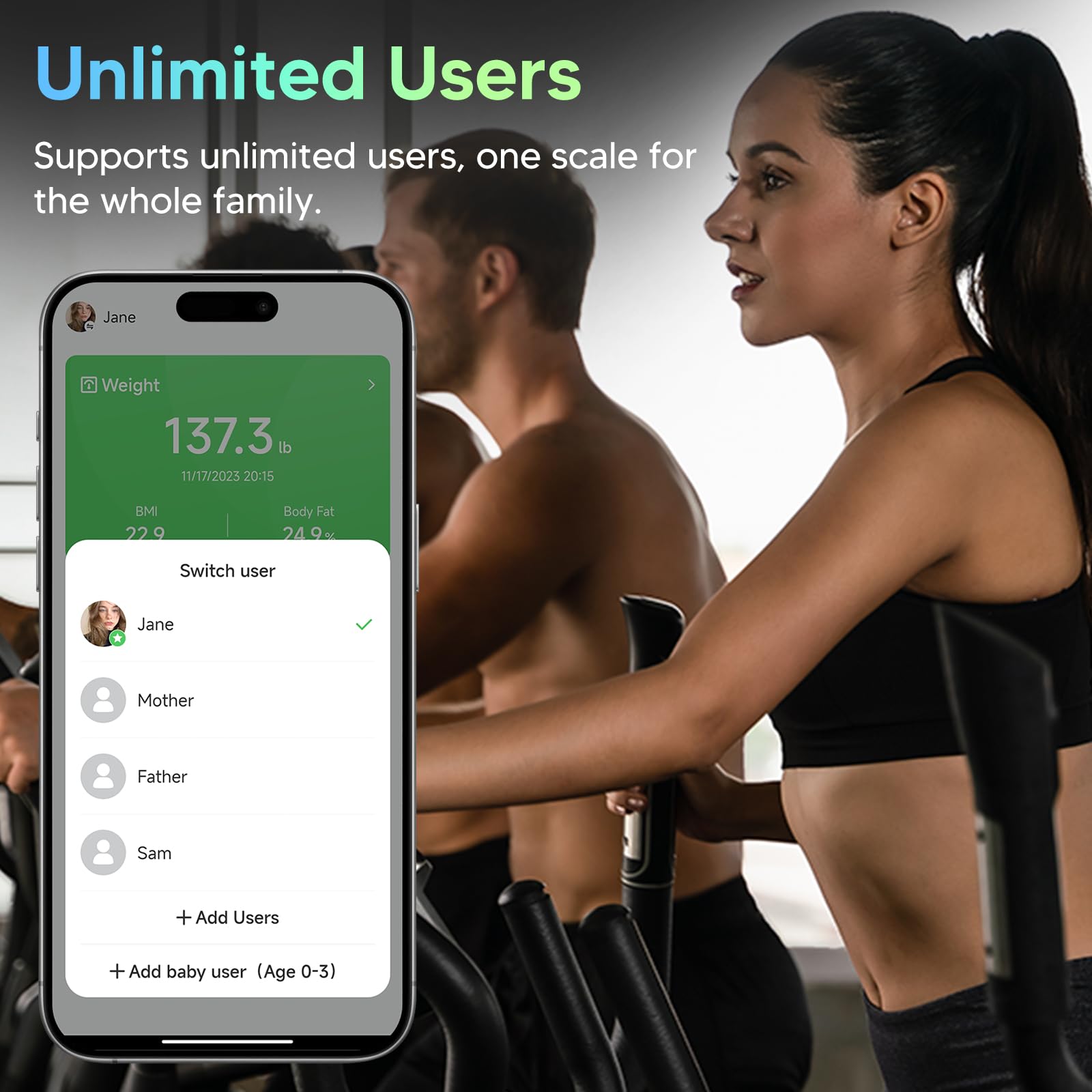 Arboleaf 8-Electrode Smart Body Scale with Body Composition

