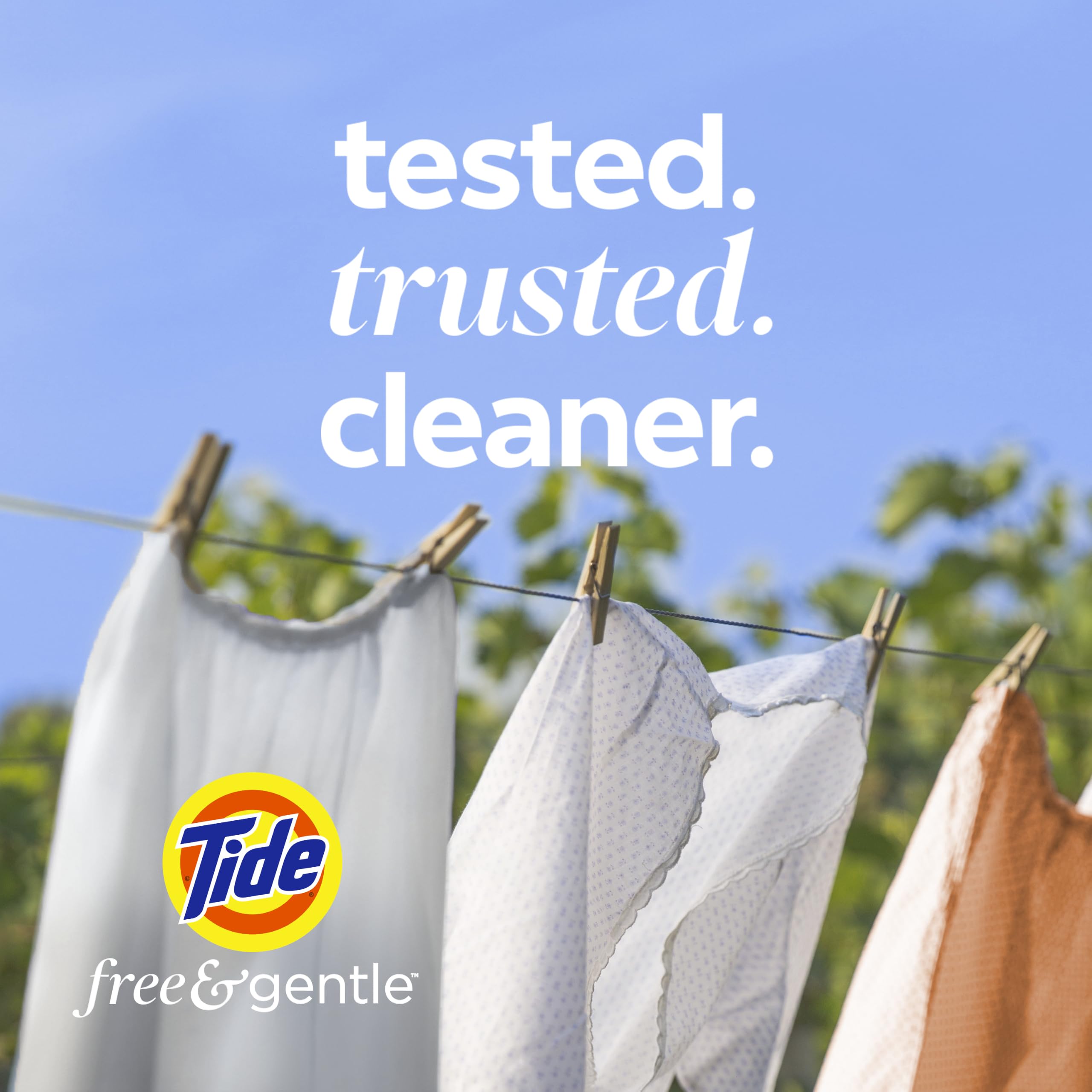 Tide Free and Gentle Liquid Laundry Detergent Hypoallergenic

