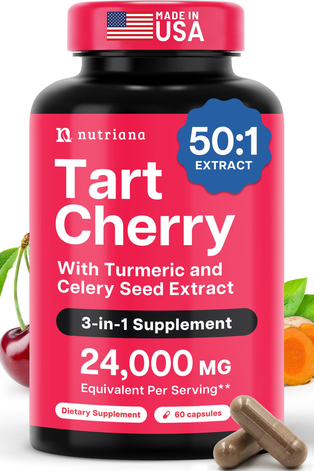 Nutriana Tart Cherry Extract Supplement for Joint Support