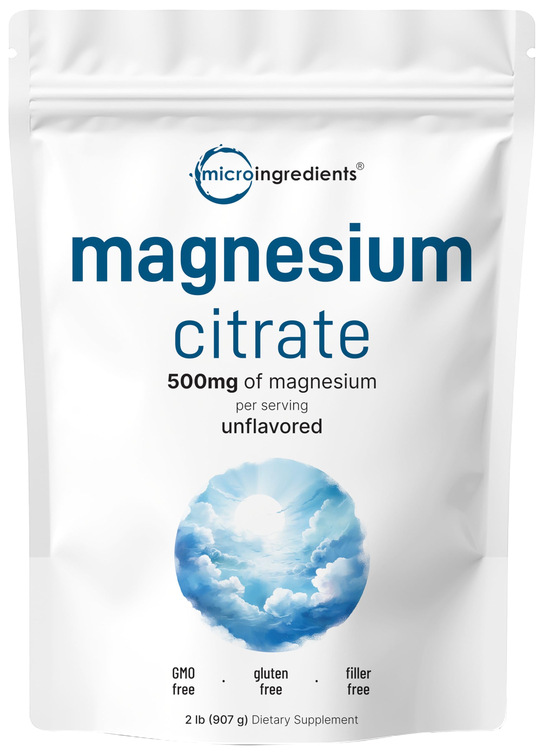 Magnesium Citrate Powder Supplement | Daily Mineral Support

